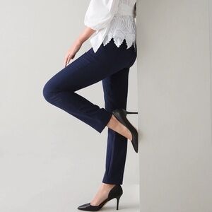 NWT Pendleton Navy Fitted Pants Size 8/M
